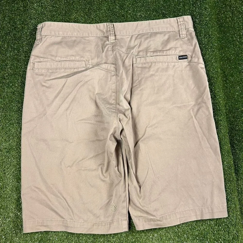 Volcom Men's Tan and Cream Shorts